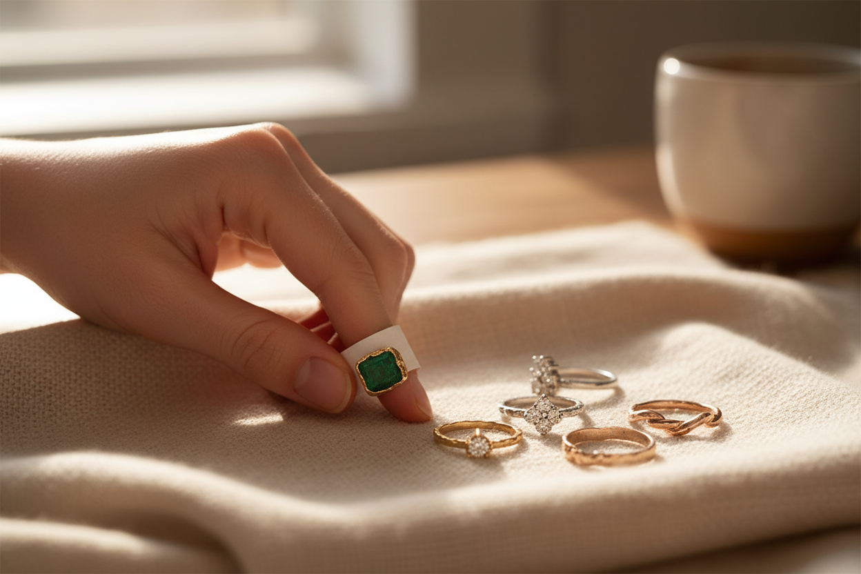 Cum alegi mărimea corectă pentru inele handmade